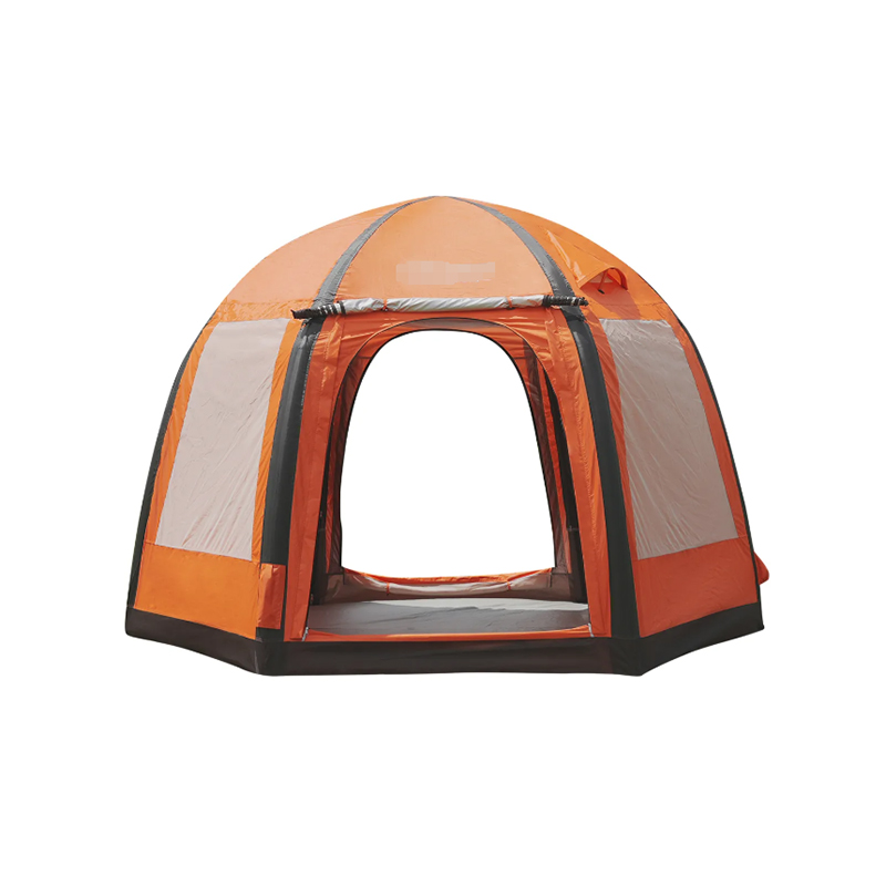 Tenda inflável hemisférica 2 portas 4 janelas