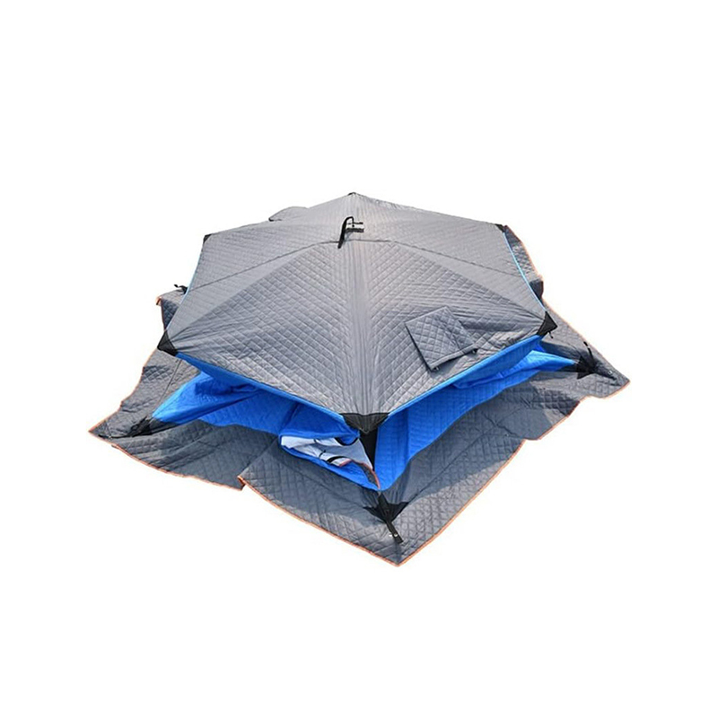 Grande tenda de pesca de gelo de fibra de vidro de cinco lados