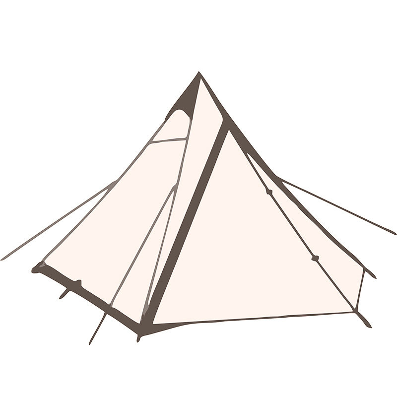 Tenda de pirâmide à prova de chuva indiana de acampamento indiano
