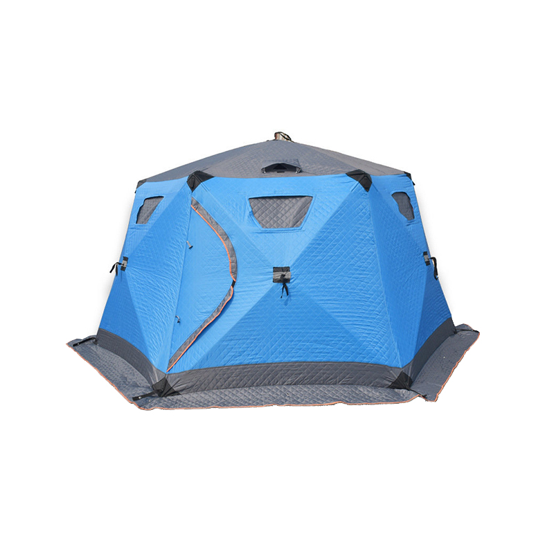 Grande tenda de pesca de gelo de fibra de vidro de cinco lados