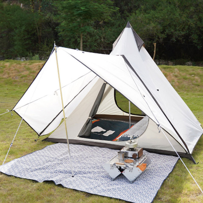 Tenda de pirâmide à prova de chuva indiana de acampamento indiano