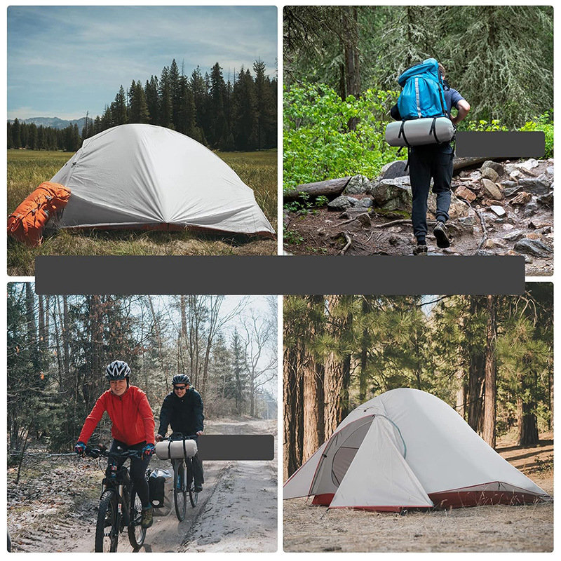 Tenda de caminhada portátil de camada dupla para duas pessoas
