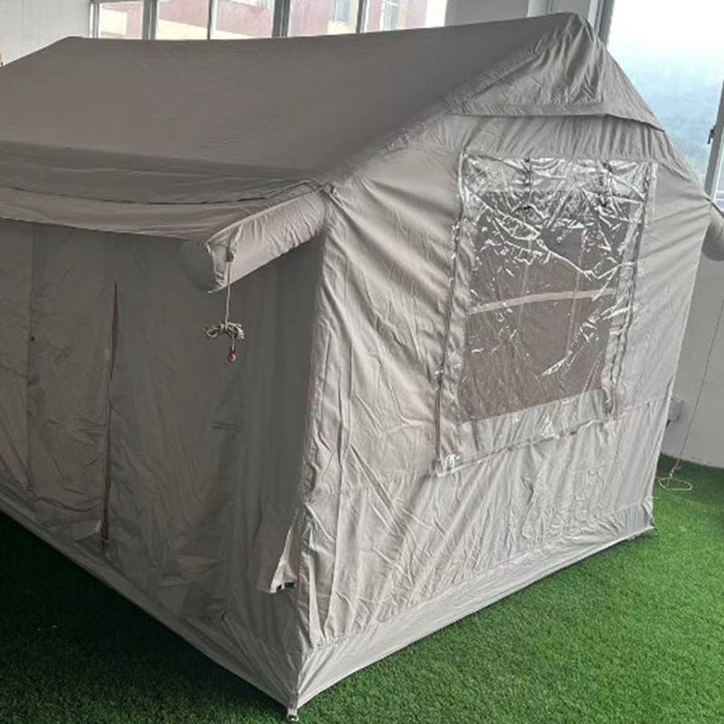 Tenda inflável de beirais com dossel