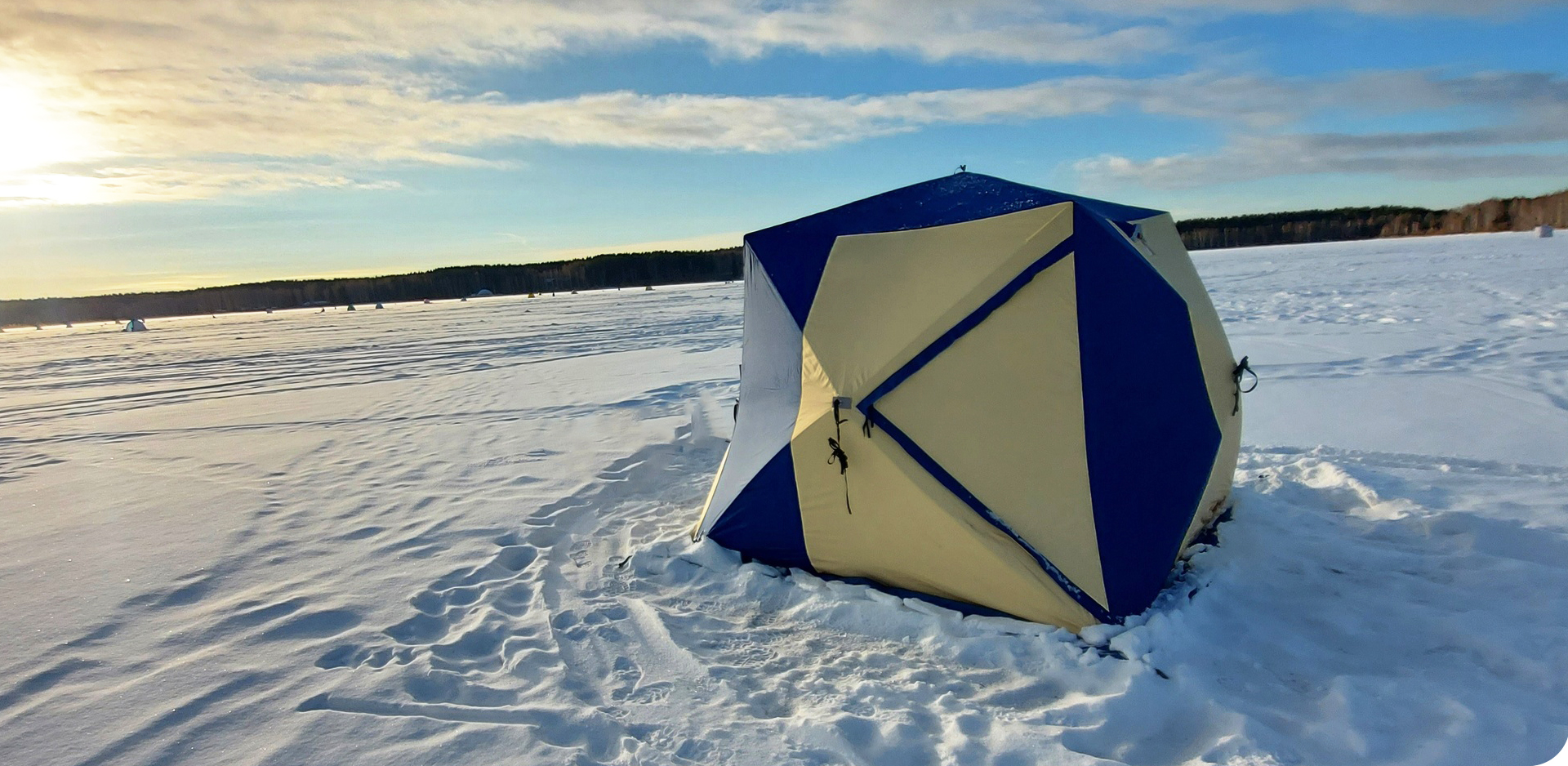 Tenda de pesca no gelo