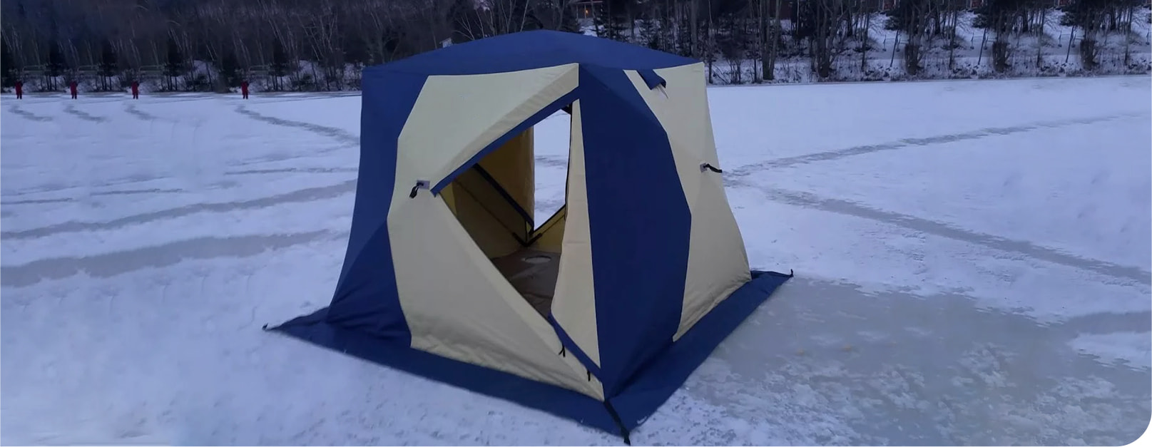 Tenda de pesca no gelo