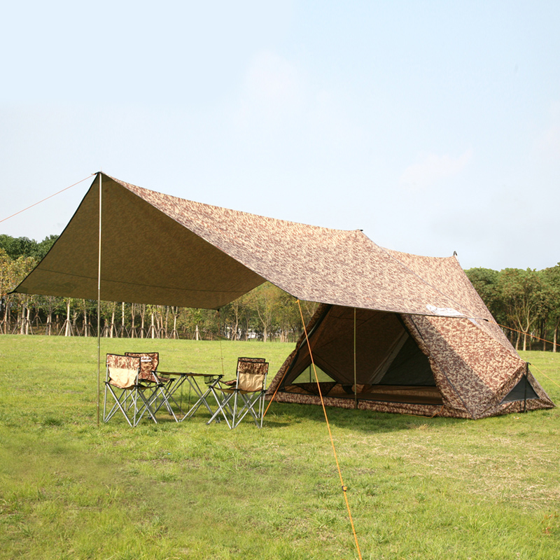 Tenda de acampamento de camuflagem ao ar livre