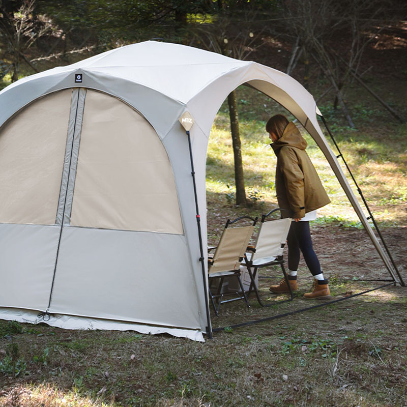 Ao ar livre sem necessidade de construir a tenda automática do dossel da cúpula