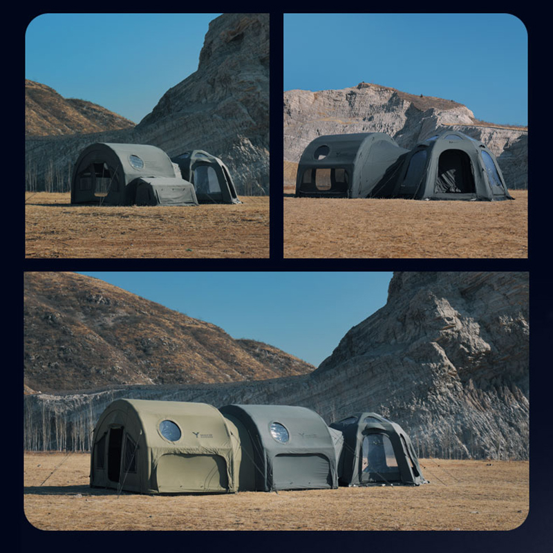 Tenda de túnel inflável