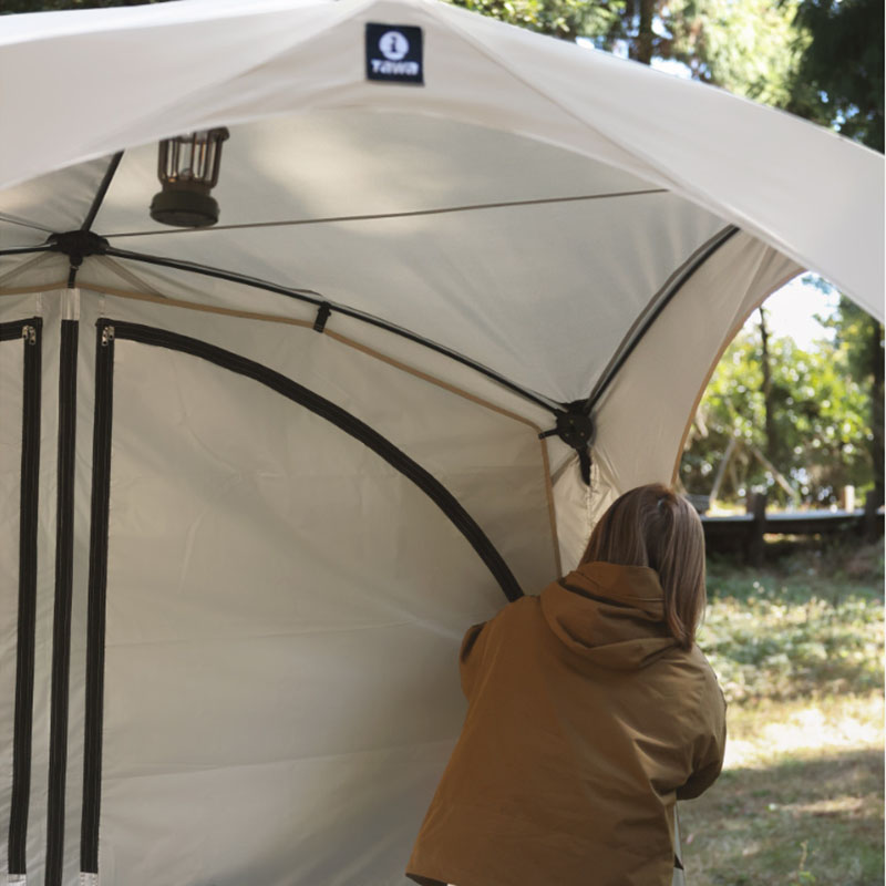 Ao ar livre sem necessidade de construir a tenda automática do dossel da cúpula