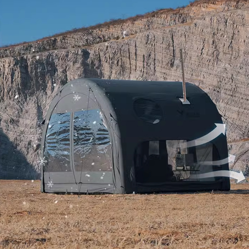 Tenda de túnel inflável