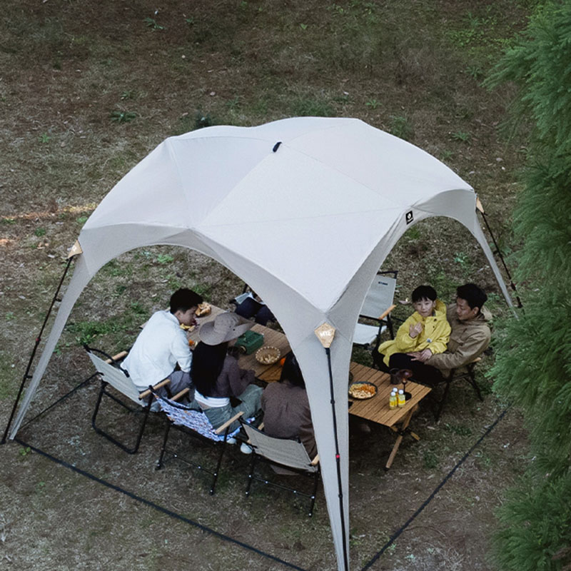 Ao ar livre sem necessidade de construir a tenda automática do dossel da cúpula