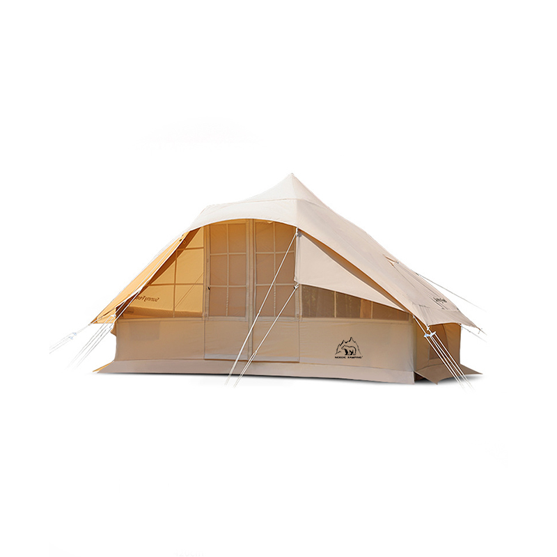 Tenda inflável da vila