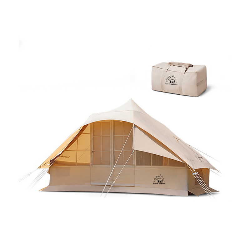Tenda inflável da vila